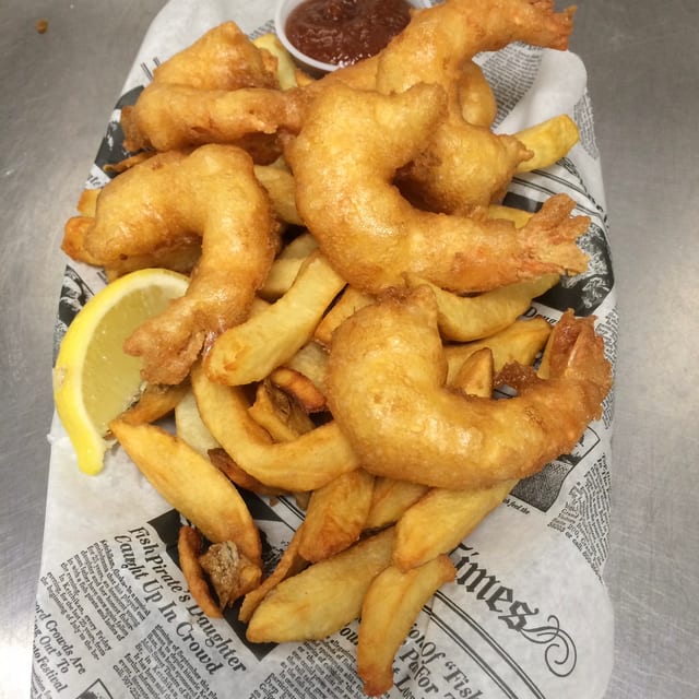 Shrimp + Chips.