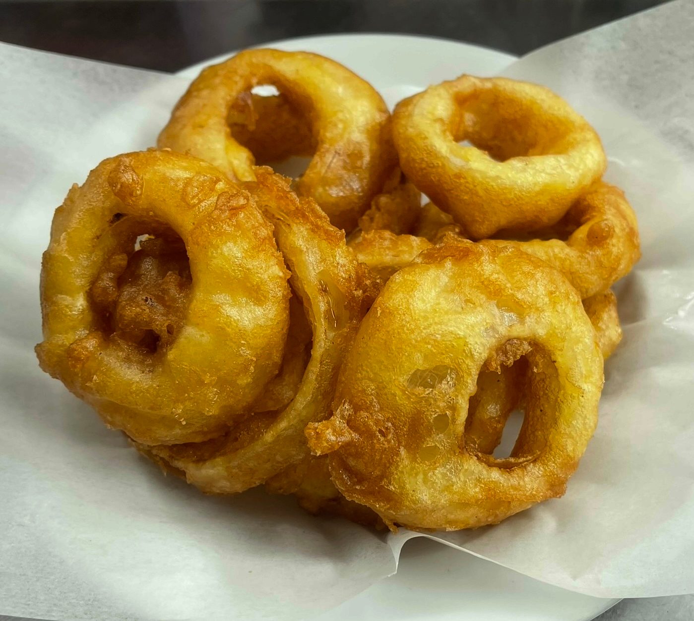 $10 Onion rings.