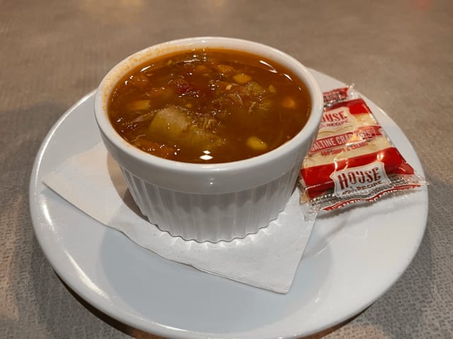 Cup Crab Soup.