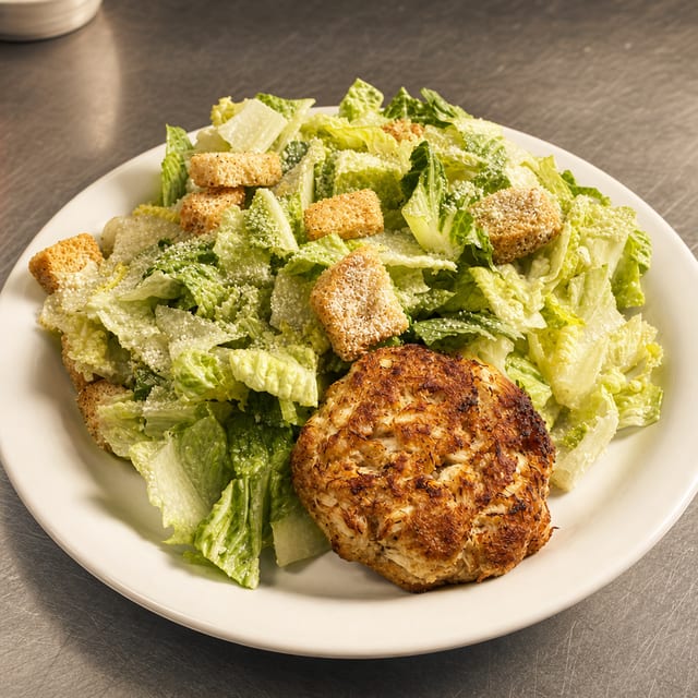 Crabcake Ceasar.
