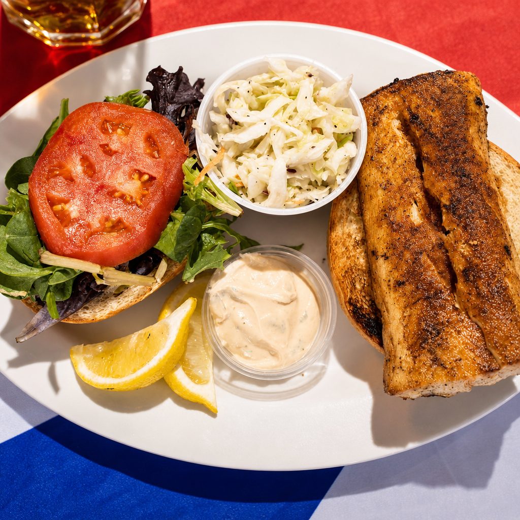 Mahi Sandwich.