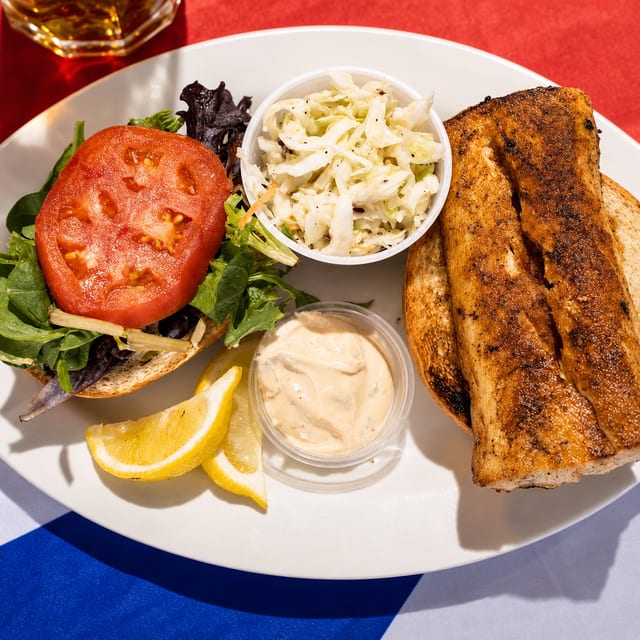 Mahi Sandwich.