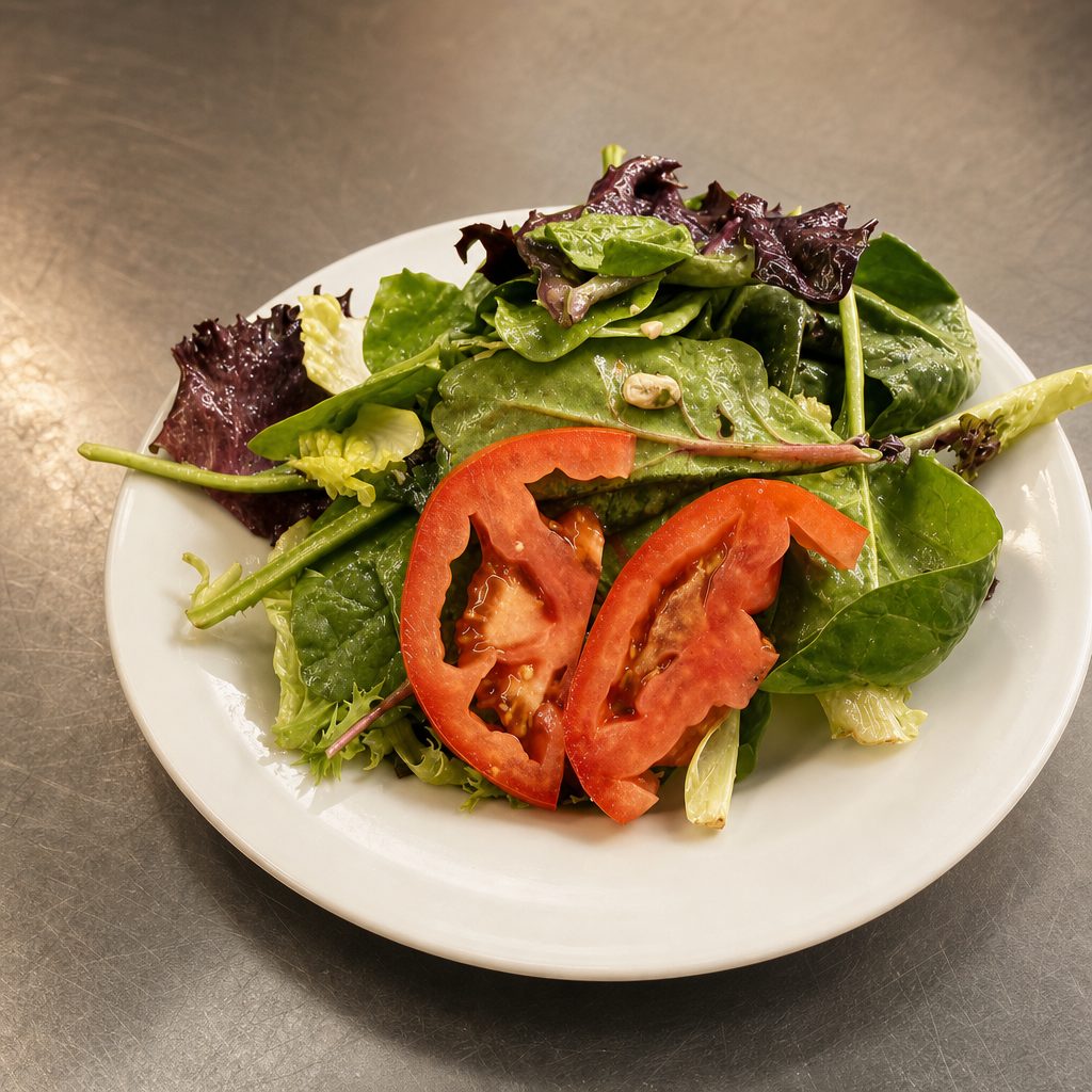 1/2 Mixed Greens.